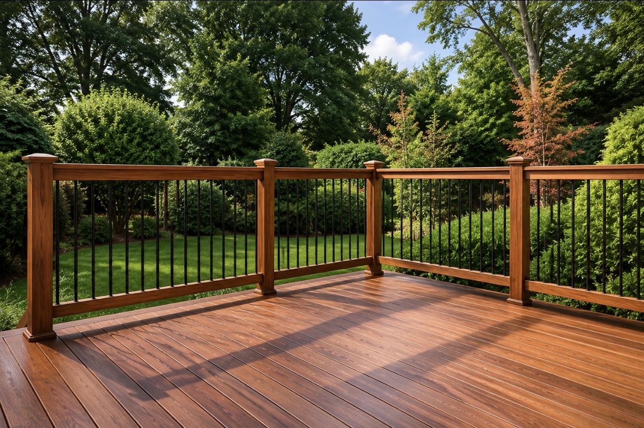 Deck Staining Detail