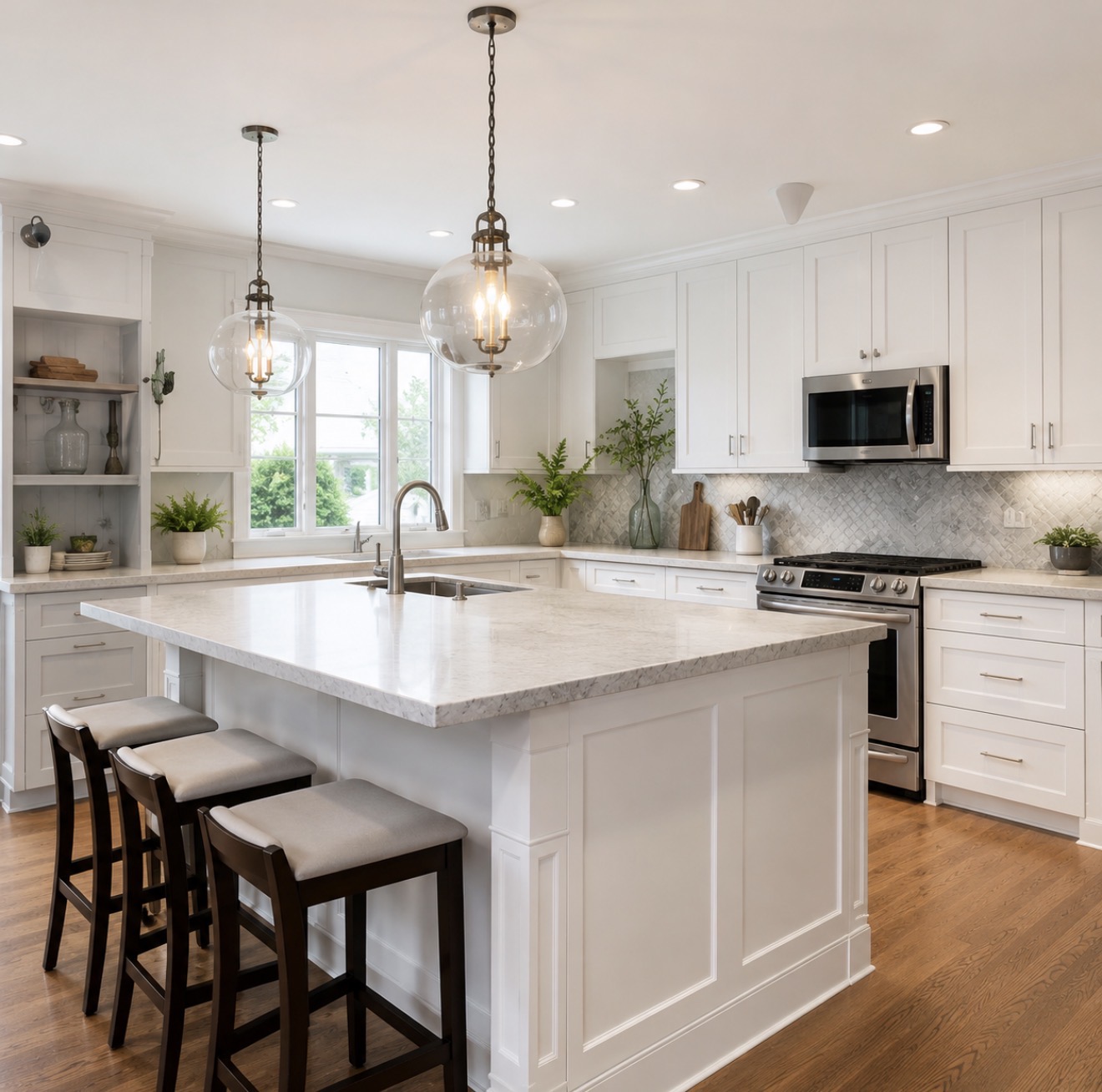 Bright Kitchen Refinish